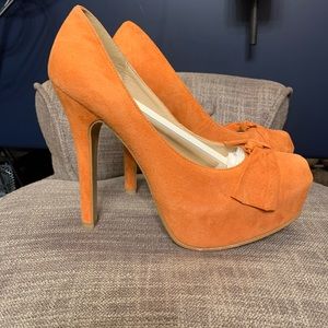 Perugia suede heels